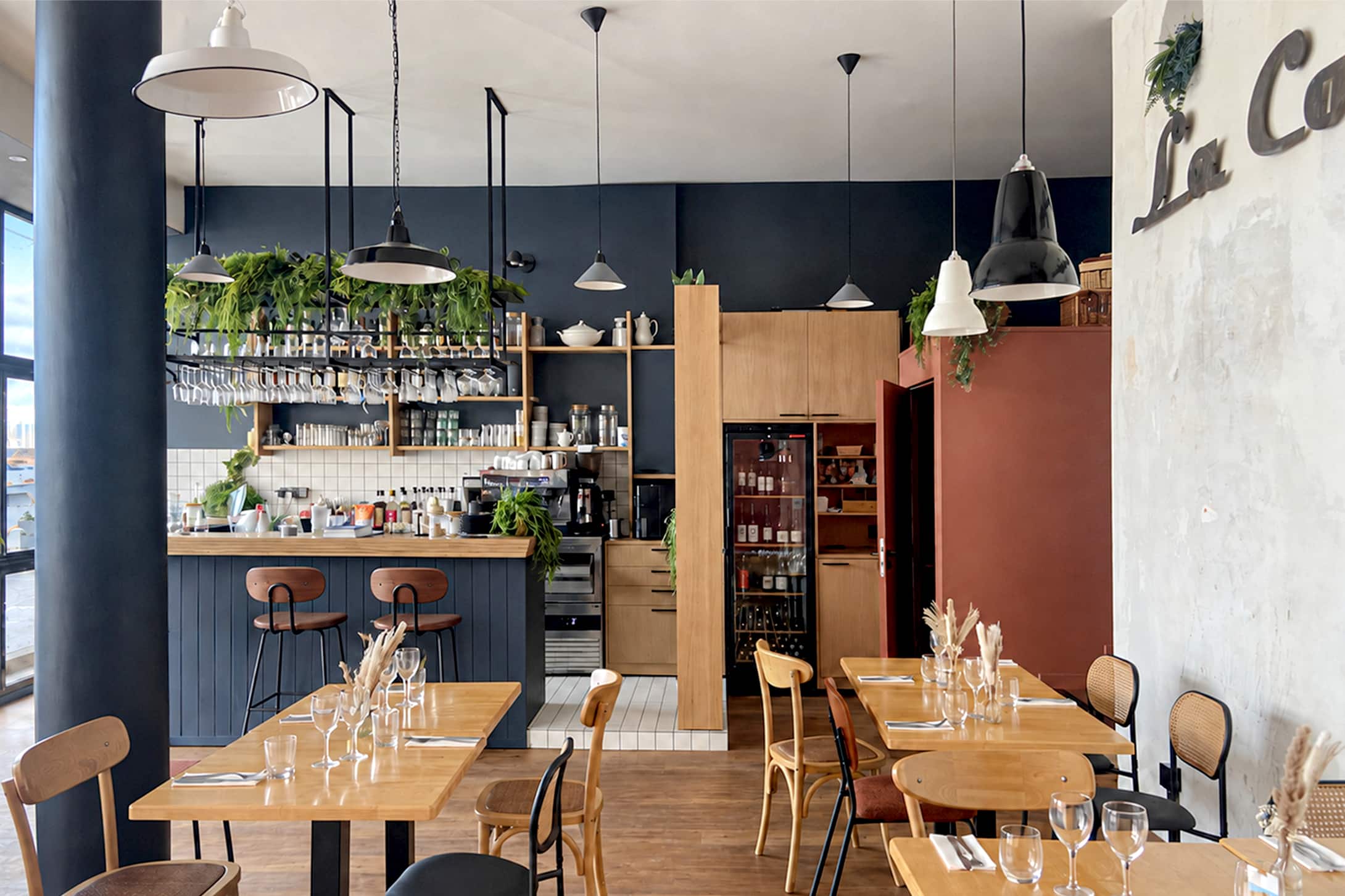 Salle de restaurant et bar sur mesure