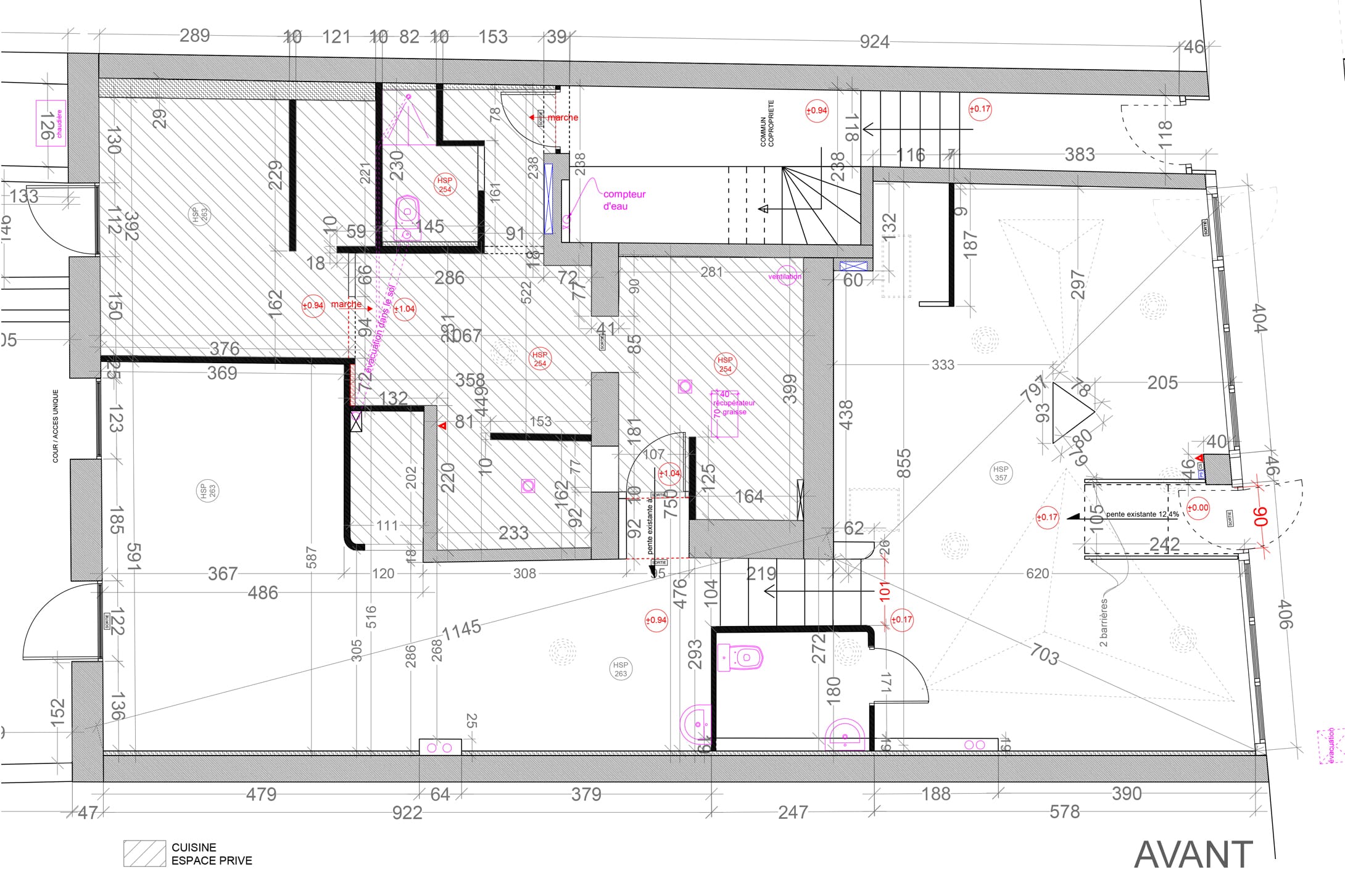 Plan d'état des lieux